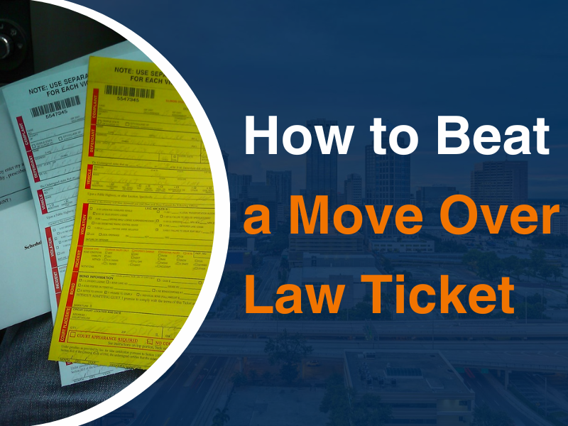 how to beat a move over law ticket