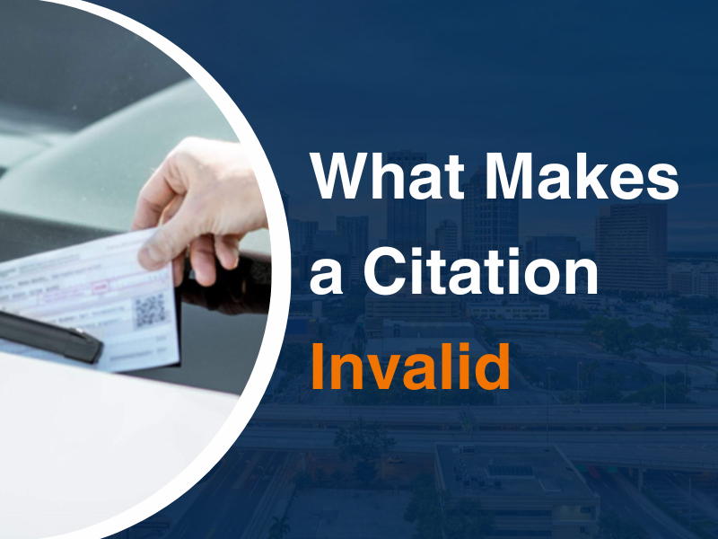 What Makes a Citation Invalid
